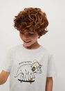 Mango - lt pastel grey Boats printed cotton T-shirt Mango - lt pastel grey Boats printed cotton T-shirt