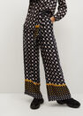 Mango - black Geometric print trousers Mango - black Geometric print trousers