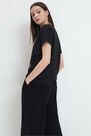 Mohito - T-Shirt With Shiny Applique - Black Mohito - T-Shirt With Shiny Applique - Black