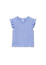Mango - lt-pastel purple Ruched blouse with ruffles Mango - lt-pastel purple Ruched blouse with ruffles