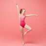 DOMYOS - 12-13Y 500 Artistic Gymnastics Sleeveless Leotard - Light Pink DOMYOS - 12-13Y 500 Artistic Gymnastics Sleeveless Leotard - Light Pink