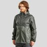 QUECHUA - Medium Men's country walking rain coat - NH100 Raincut Full Zip, Dark Petrol Blue QUECHUA - Medium Men's country walking rain coat - NH100 Raincut Full Zip, Dark Petrol Blue