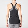 DOMYOS - Small Women's Seamless Dynamic Yoga Tank Top, Black DOMYOS - Small Women's Seamless Dynamic Yoga Tank Top, Black