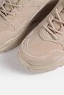 Missguided - Nude Chunky Sole Faux Suede Trainers Missguided - Nude Chunky Sole Faux Suede Trainers