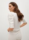 Mango - natural white Gathered sleeve t-shirt Mango - natural white Gathered sleeve t-shirt