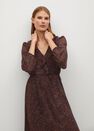 Mango - red Flowy printed dress Mango - red Flowy printed dress