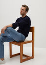 Mango - Navy 100% merino wool washable sweater Mango - Navy 100% merino wool washable sweater