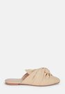 Missguided - Cream Cream Knot Slip On Shoes Missguided - Cream Cream Knot Slip On Shoes
