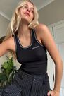 Urban Outfitters - Black BDG Scoop Neck Vest Urban Outfitters - Black BDG Scoop Neck Vest