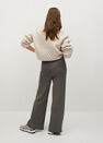Mango - medium green Printed straight trousers Mango - medium green Printed straight trousers