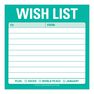 KNOCK KNOCK - Knock Knock Wish List Sticky Note KNOCK KNOCK - Knock Knock Wish List Sticky Note