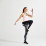 DOMYOS - W30 L31 120 Women's Fitness Cardio Training Leggings, Green DOMYOS - W30 L31 120 Women's Fitness Cardio Training Leggings, Green