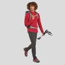 QUECHUA - Large Men's Mountain Walking Fleece MH500, Bordeaux QUECHUA - Large Men's Mountain Walking Fleece MH500, Bordeaux