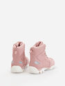 Reserved - Pink Hiking Boots Made Of Imitation Suede, Kids Girl Reserved - Pink Hiking Boots Made Of Imitation Suede, Kids Girl