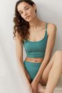 Urban Outfitters - Chartreuse Out From Under Markie Seamless Ribbed Cami Urban Outfitters - Chartreuse Out From Under Markie Seamless Ribbed Cami