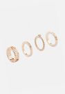 Missguided - Gold Look Geo Ring Multipack Missguided - Gold Look Geo Ring Multipack