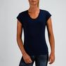DOMYOS - S Slim Fitness T-Shirt - Black DOMYOS - S Slim Fitness T-Shirt - Black