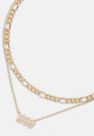 Missguided - Gold Gold Look 1999 Gothic Year Necklaces 2 Pack Missguided - Gold Gold Look 1999 Gothic Year Necklaces 2 Pack