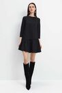 Mohito - Asymmetrical Frill Dress - Black Mohito - Asymmetrical Frill Dress - Black