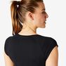 NYAMBA - XS Women's Slim T-Shirt 500 - Navy Blue NYAMBA - XS Women's Slim T-Shirt 500 - Navy Blue