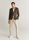 Mango - medium brown 100% linen slim fit blazer Mango - medium brown 100% linen slim fit blazer