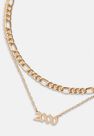 Missguided - Gold Gold Look 2000 Gothic Year Necklaces 2 Pack Missguided - Gold Gold Look 2000 Gothic Year Necklaces 2 Pack