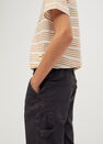 Mango - grey Cotton cargo trousers Mango - grey Cotton cargo trousers
