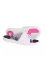 NABAIJI - Girl's slap 500 pool sandals white black NABAIJI - Girl's slap 500 pool sandals white black