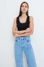 Mohito - Top With Lace - Black Mohito - Top With Lace - Black
