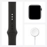 APPLE - Apple Watch Series 6 GPS 40mm Space Grey Aluminium Case with Black Sport Band APPLE - Apple Watch Series 6 GPS 40mm Space Grey Aluminium Case with Black Sport Band