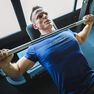 DOMYOS - Medium Weight Training Chest Day T-Shirt, Midnight Indigo DOMYOS - Medium Weight Training Chest Day T-Shirt, Midnight Indigo