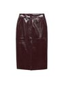 Mango - dark red Pencil patent skirt Mango - dark red Pencil patent skirt