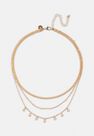 Missguided - Gold Gold Look 3 Row Drop Chain Necklace Missguided - Gold Gold Look 3 Row Drop Chain Necklace