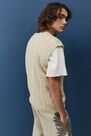 Urban Outfitters - Creme iets frans... Cable Knit Vest, Men Urban Outfitters - Creme iets frans... Cable Knit Vest, Men