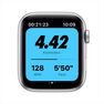 APPLE - Apple Watch Nike SE GPS 44mm Silver Aluminium Case with Pure Platinum/Black Nike Sport Band APPLE - Apple Watch Nike SE GPS 44mm Silver Aluminium Case with Pure Platinum/Black Nike Sport Band