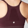 DOMYOS - Extra Small Seamless Long Dynamic Yoga Sports Bra, Black DOMYOS - Extra Small Seamless Long Dynamic Yoga Sports Bra, Black