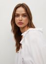 Mango - natural white Openwork organic cotton blouse Mango - natural white Openwork organic cotton blouse