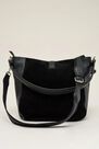 Salsa Jeans - Black Leather bag with panel Salsa Jeans - Black Leather bag with panel