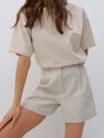Reserved - Ladies` shorts - Beige Reserved - Ladies` shorts - Beige