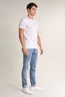 Salsa Jeans - White T-shirt with plant dye and pocket Salsa Jeans - White T-shirt with plant dye and pocket