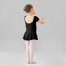 DOMYOS - 4-5 Years Girls' Ballet Skirted Leotard, Black DOMYOS - 4-5 Years Girls' Ballet Skirted Leotard, Black