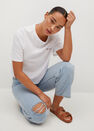 Mango - white 100% recycled cotton t-shirt, Women Mango - white 100% recycled cotton t-shirt, Women