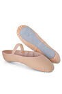 DOMYOS - Full-sole canvas demi-pointe shoes - salmon DOMYOS - Full-sole canvas demi-pointe shoes - salmon