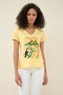 Salsa Jeans - Yellow Rio de Janeiro print t-shirt Salsa Jeans - Yellow Rio de Janeiro print t-shirt
