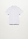 Mango - natural white Mao collar polo shirt Mango - natural white Mao collar polo shirt