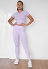 Missguided - Lilac Seamless Missguided Highwaisted Gym Leggings Missguided - Lilac Seamless Missguided Highwaisted Gym Leggings