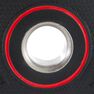 DOMYOS - 5 Kg Rubber Weight Disc with Handles 28mm - 5kg, Black DOMYOS - 5 Kg Rubber Weight Disc with Handles 28mm - 5kg, Black