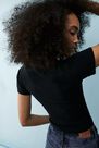 Urban Outfitters - Black UO Cherry Print Baby T-Shirt Urban Outfitters - Black UO Cherry Print Baby T-Shirt