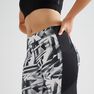DOMYOS - W28 L31 120 Women's Fitness Cardio Training 7/8 Leggings, Grey DOMYOS - W28 L31 120 Women's Fitness Cardio Training 7/8 Leggings, Grey