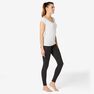 NYAMBA - W35 L31 Fit+ 500 Women's Slim-Fit Stretching Leggings AOP, Black NYAMBA - W35 L31 Fit+ 500 Women's Slim-Fit Stretching Leggings AOP, Black